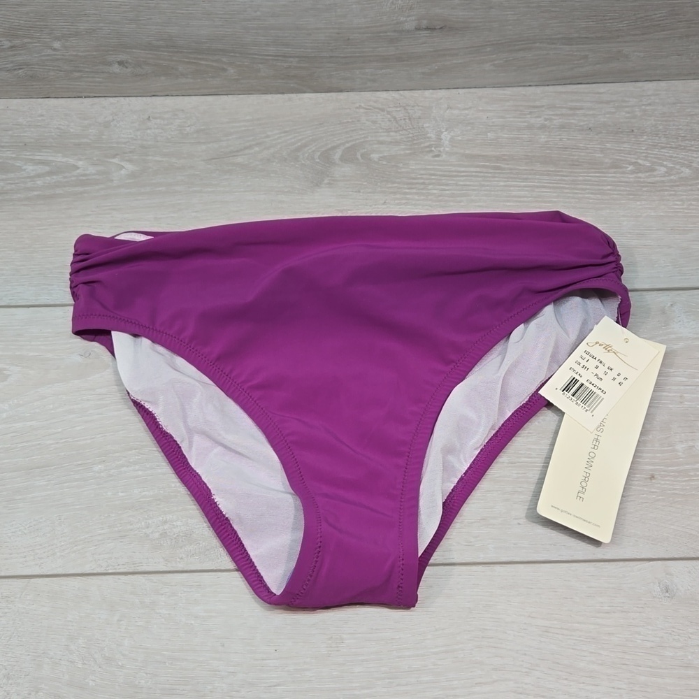 NWT Profile by Gottex Women plum Swim sz 8